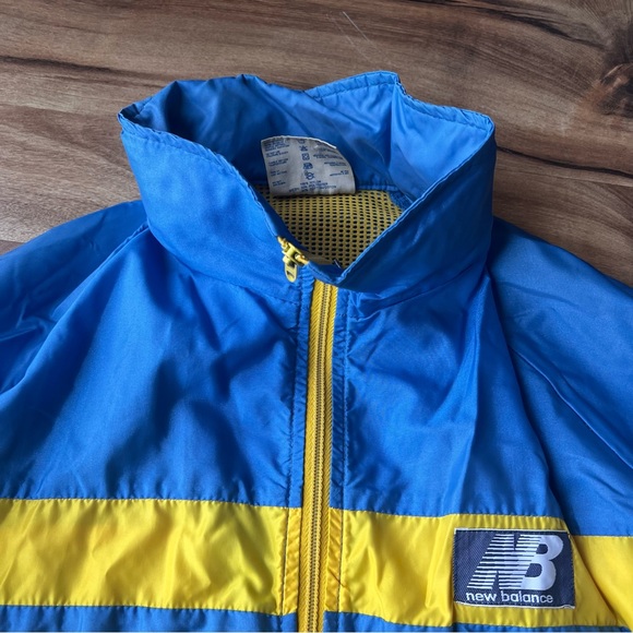 Vintage New Balance Nylon Lightwt Rain Jacket Windbreaker Women's Size Large - Picture 9 of 12